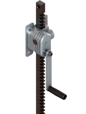 Dźwignik zębatkowy ręczny (ręczny napęd zębatkowy) HZW 55 | Udźwig 12.000 N